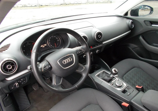 Audi A3 cena 37900 przebieg: 241049, rok produkcji 2012 z Nidzica małe 232